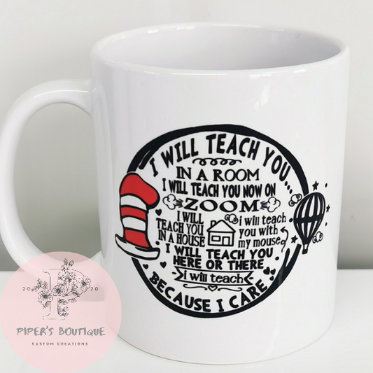 I will teach you in a room, I will teach you now on zoom