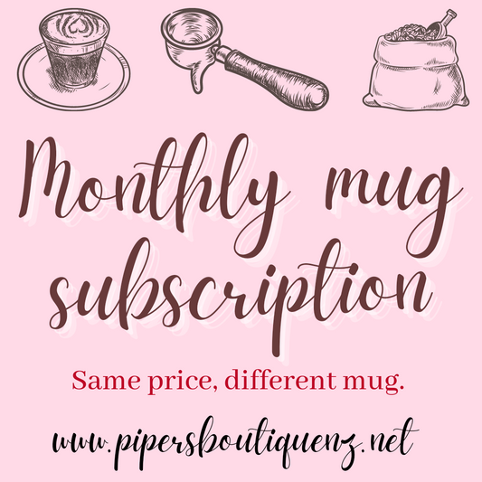 Monthly mug subscription