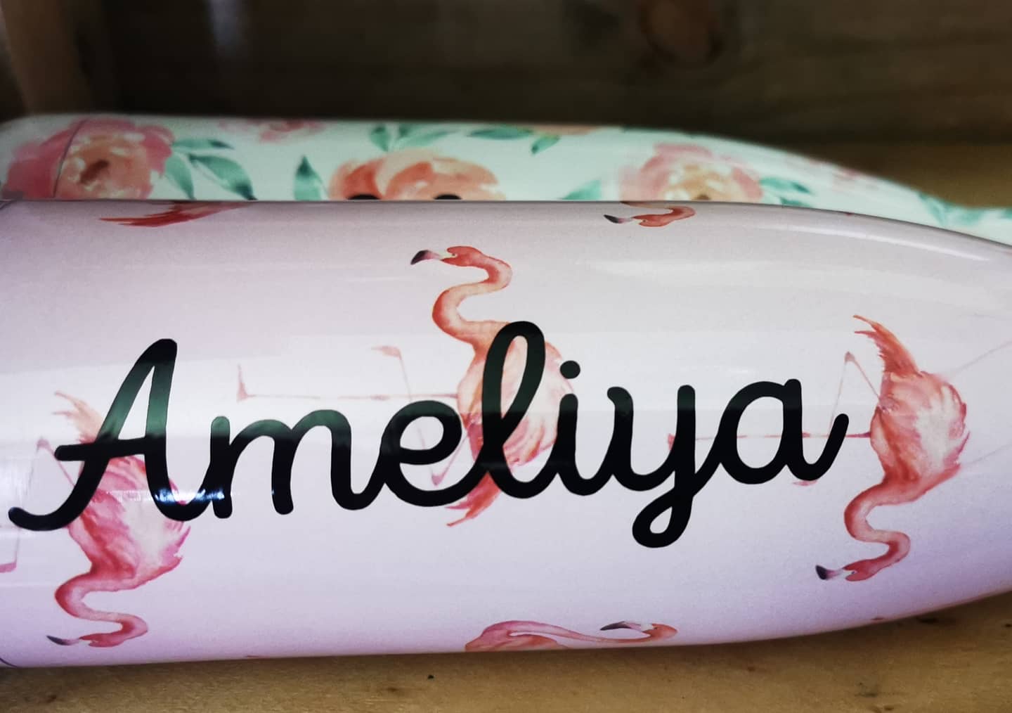 Personalised patterned drink bottle