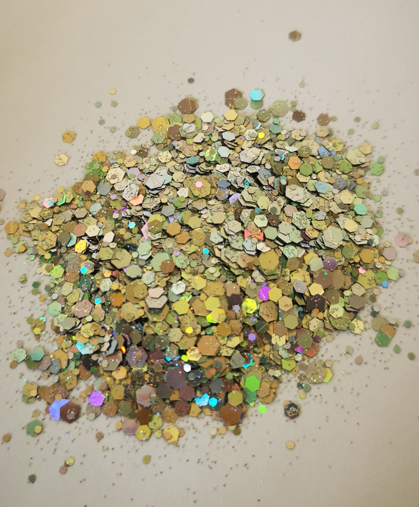 Named glitter resin keychain