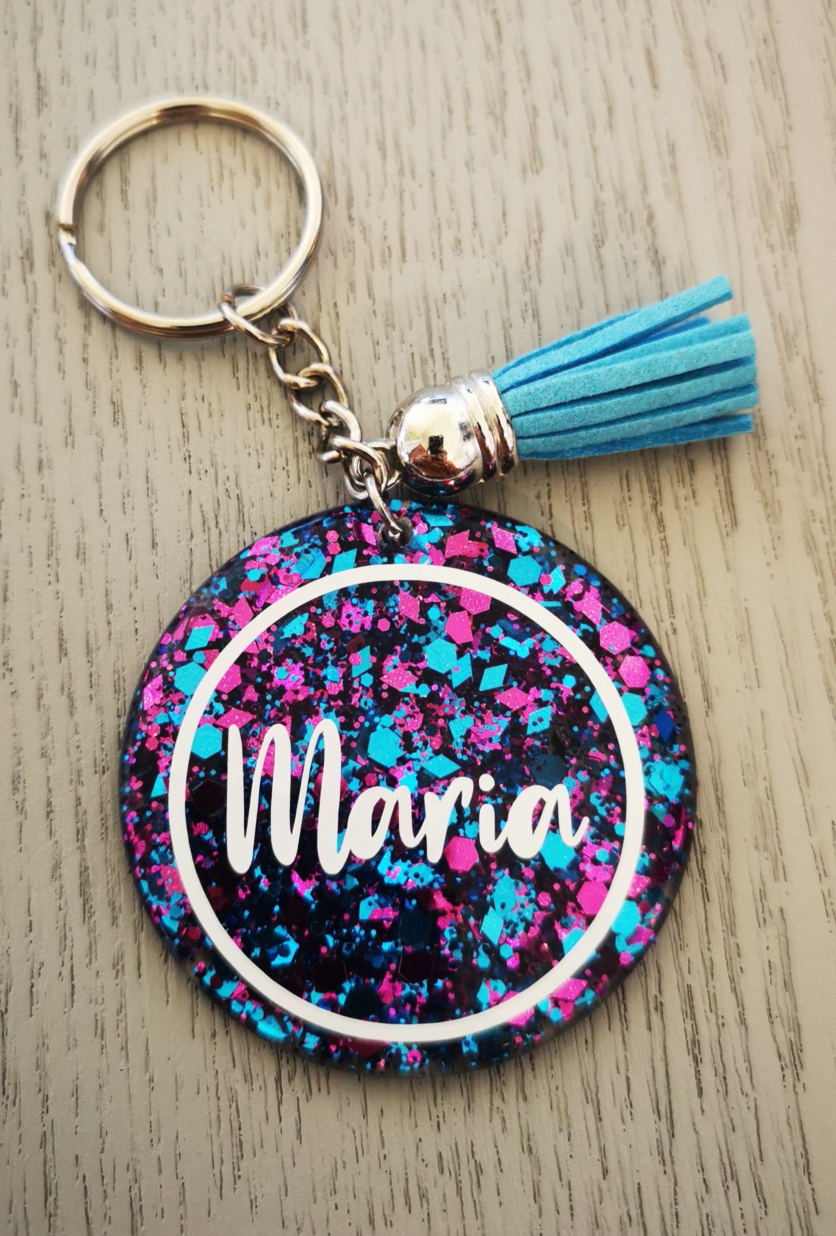 Keychains with names on on sale them