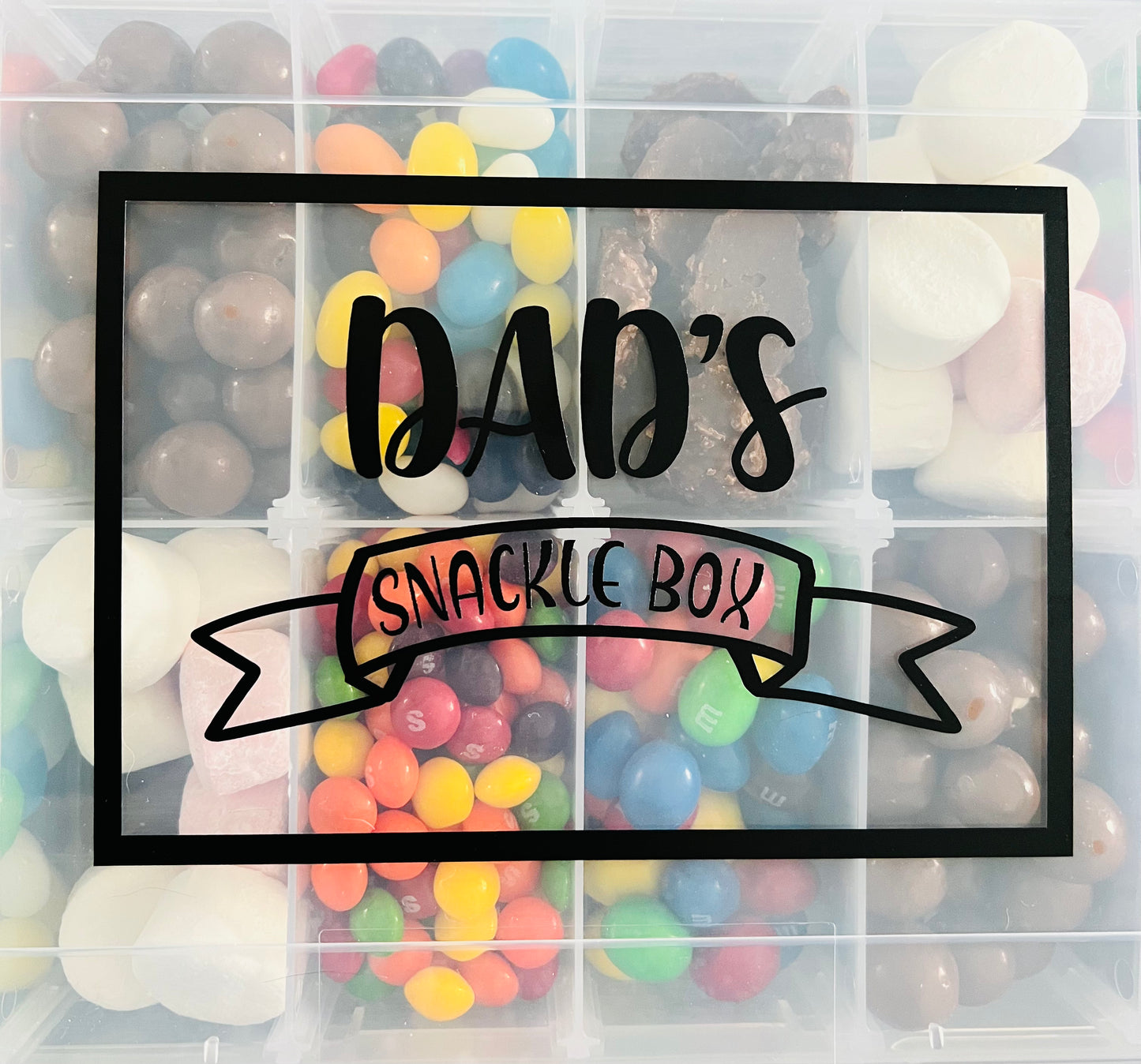 Snackle box decal